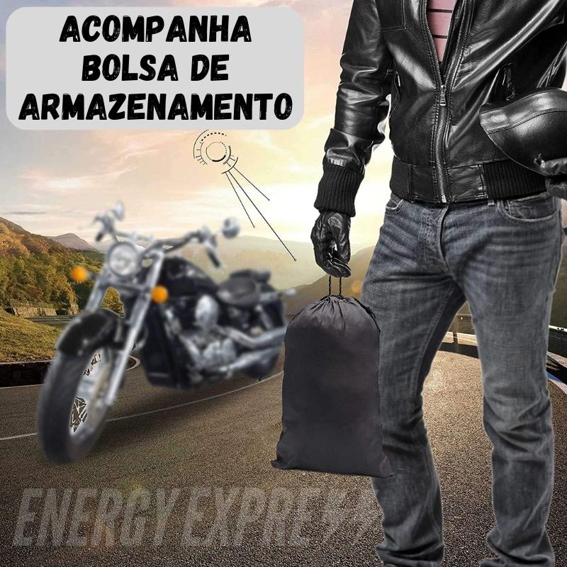 Capa para Motocicleta Impermeável com Trava - Cobrir Moto