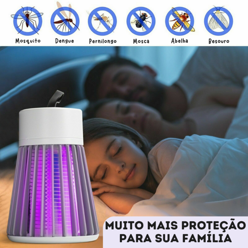 Luminária Repelente e Armadilha de Insetos: Solução Eficiente para Proteger Sua Casa