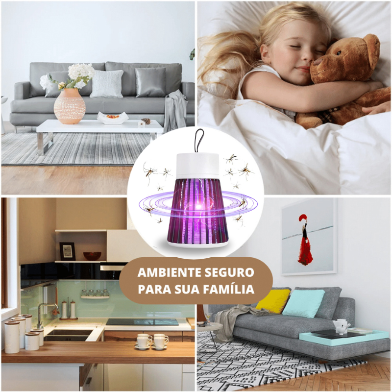 Luminária Repelente e Armadilha de Insetos: Solução Eficiente para Proteger Sua Casa