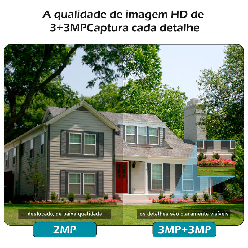 Câmera Segurança Wifi 4K