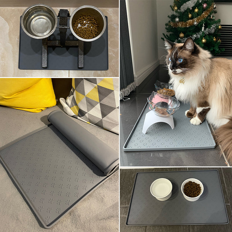 Tapete de Silicone para Animais de Estimação - Pet placemats