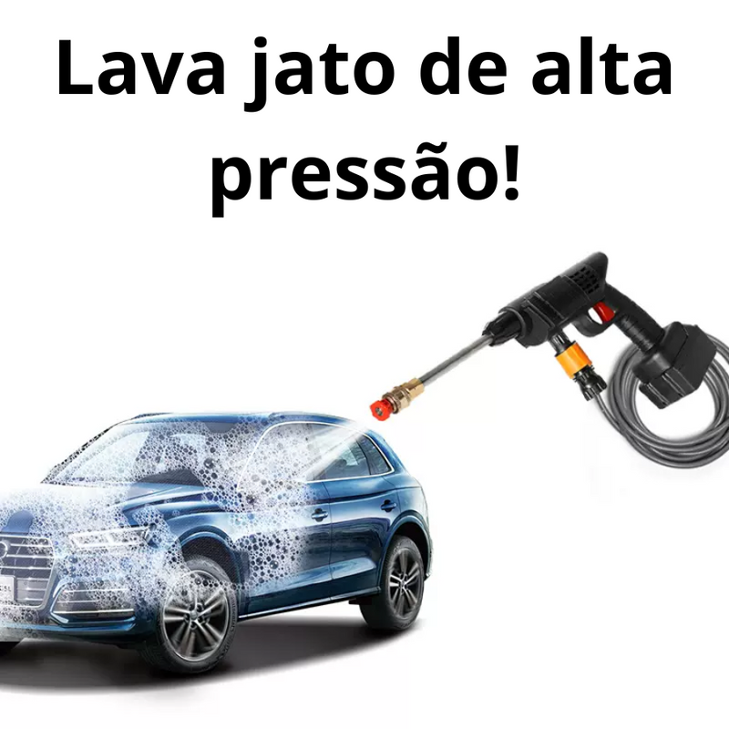 ZOMMI Lavadora Jato De Alta Pressão Recarregável Sem Fio Portátil a Bateria Cor Preto 110v/220v Limpador de Carro