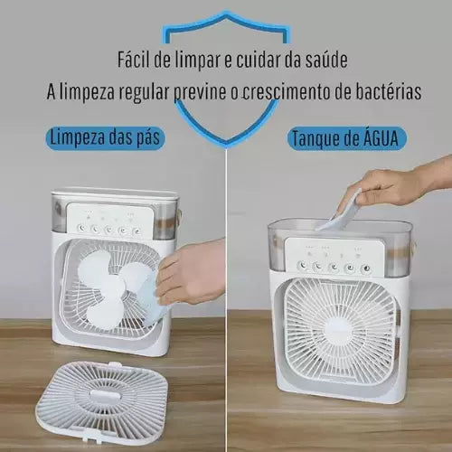 Ventilador & Umidificador USB De Mesa